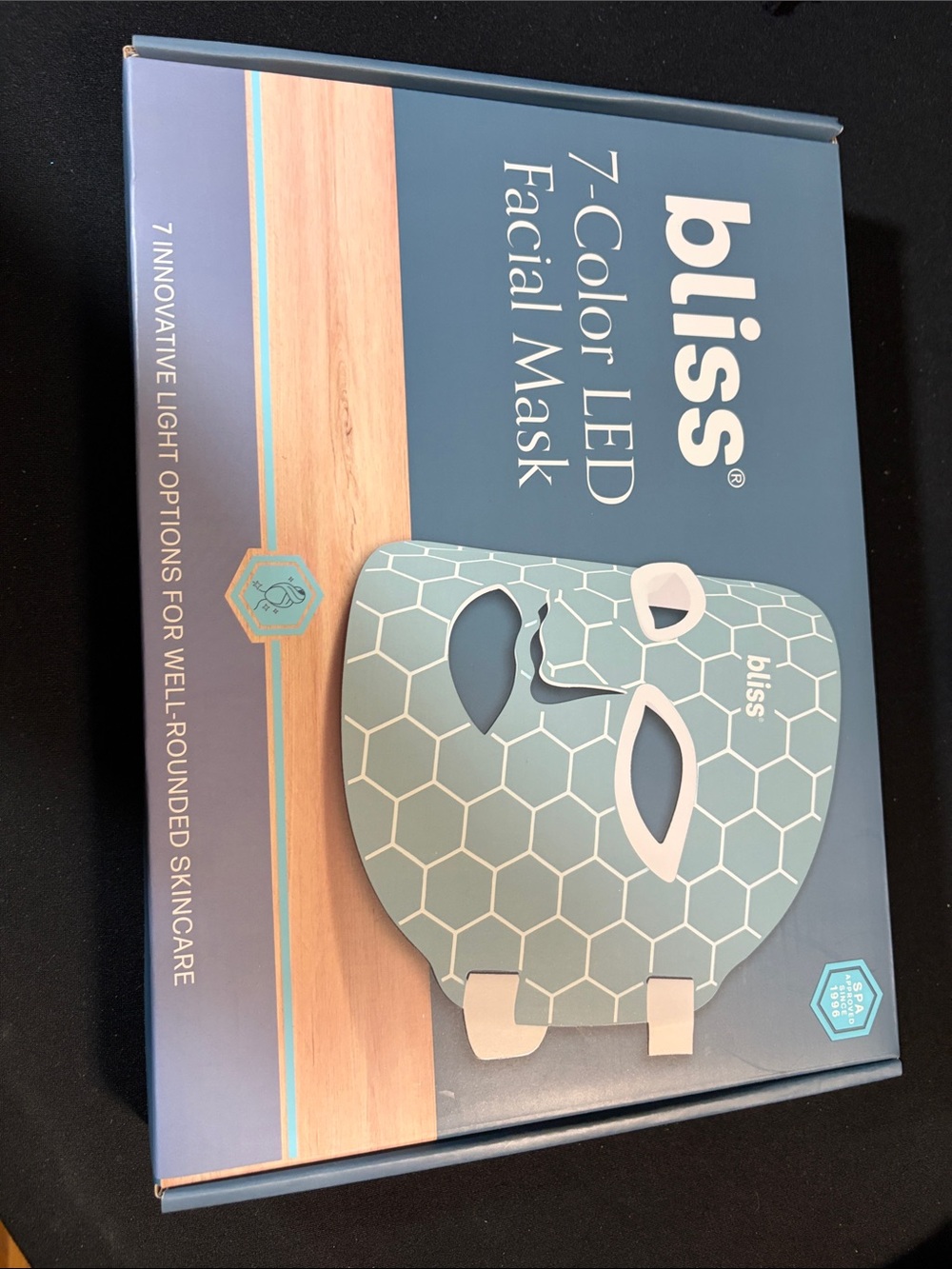 Bliss 7-Color LED Facial Mask- New In Sealed Box